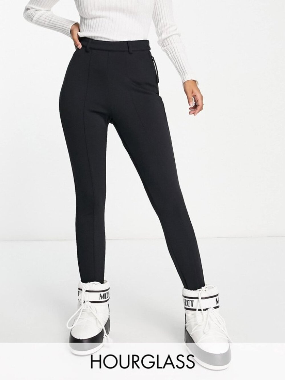 ASOS 4505 Ski & Snow Pants Hourglass Skinny Ski Pants W Stirrup Soft-shell 10